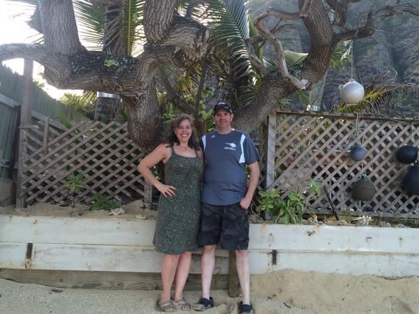 Peter & Laurie's Sea Wall!