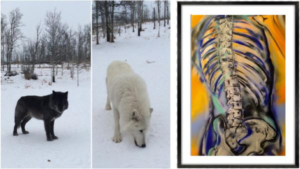 Wolf Dogs & Spine Pic