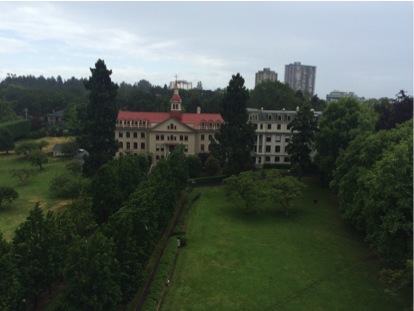 View from my hotel room