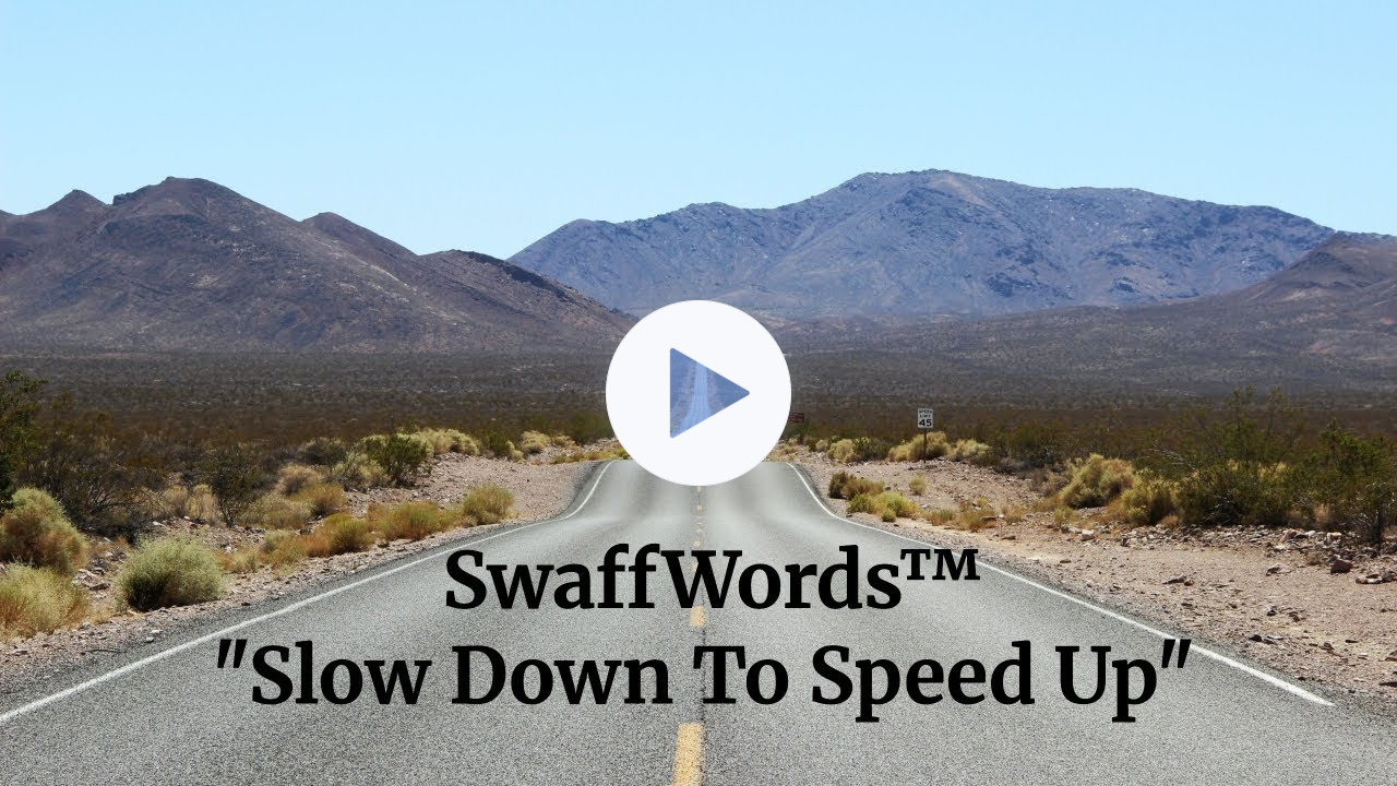 Slow Down to Speed Up