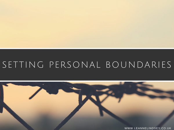 Setting personal boundaries