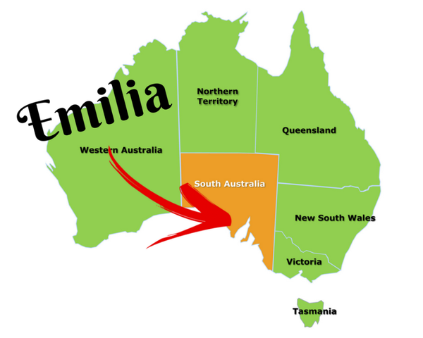 Emilia in South Australia Writes In