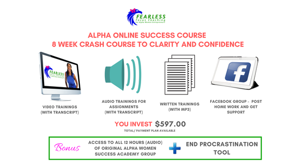 Alpha Online Success Course - 8 Weeks and Affordable