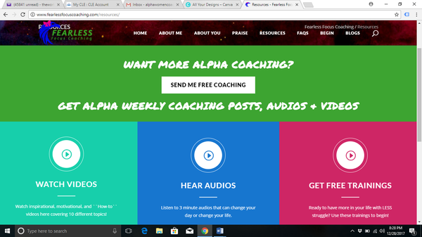 Alpha Coaching Resources Page