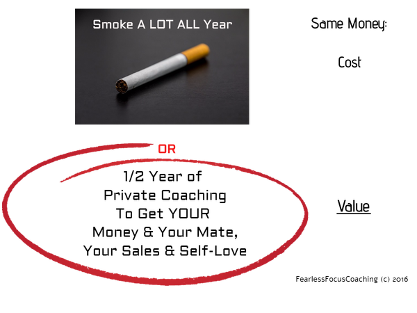 1 Year of Heavy Smoking or 1/2 Year Private Coaching