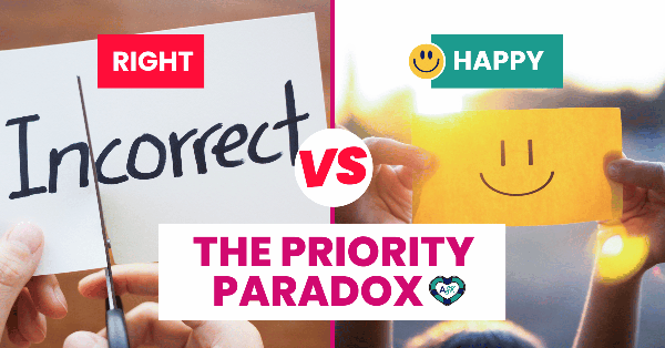 The Priority Paradox: Right 🆚 Happy😊👫