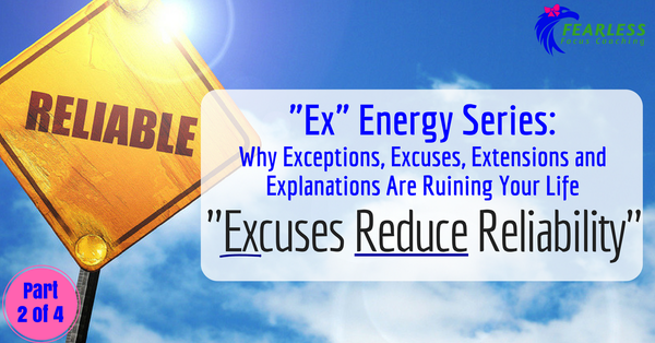 Excuses Reduce Reliability
