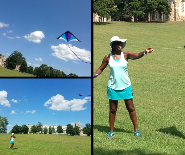 Tanya Learns to Fly a Kite!