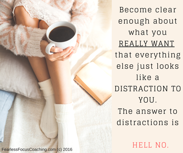 The Answer to Distractions is Hell NO