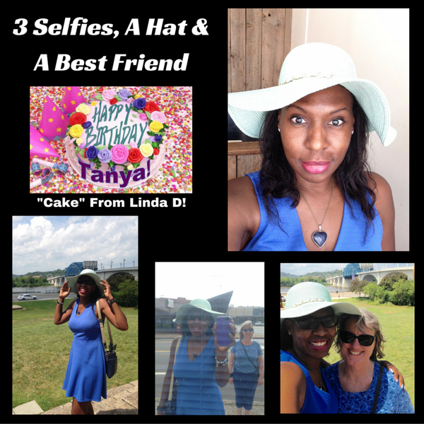 3 Selfies, A Hat & A Best Friend - Birthday Collage