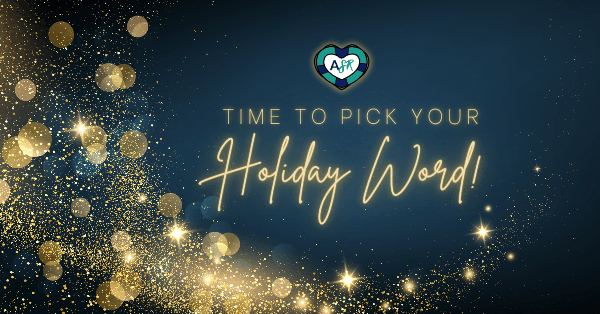 Time to Pick Your Holiday WORD!🥂
