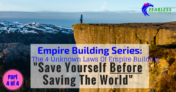 Save yourself Before Saving The World