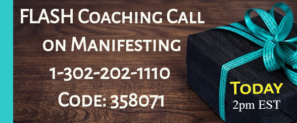 FLASH Coaching Call - Starting in about 20 minutes - Coming?