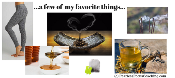 Tea, Leggings, Incense and Honey