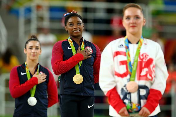 US Olympic Gymnasts with Gold