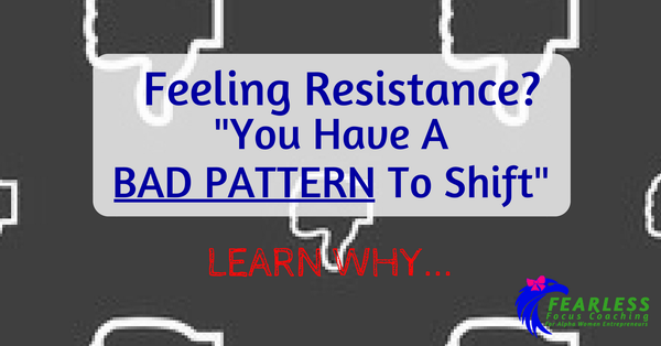 If you didn't need to fix something, you wouldn't be resisting...