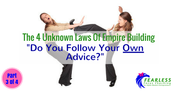 Do You Follow Your Own Advice?