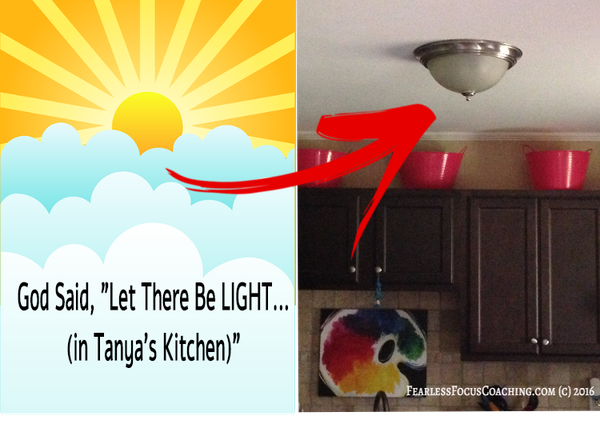 God Said Let There Be Light (in Tanya's Kitchen)"