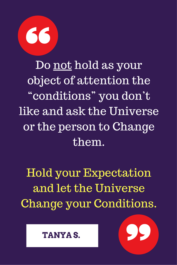 Hold Your Expectations, Let the Universe...