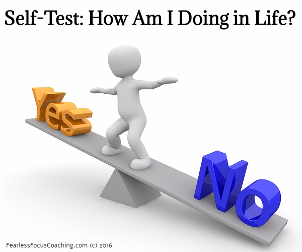 Self-Test: How Am I Doing in Life?