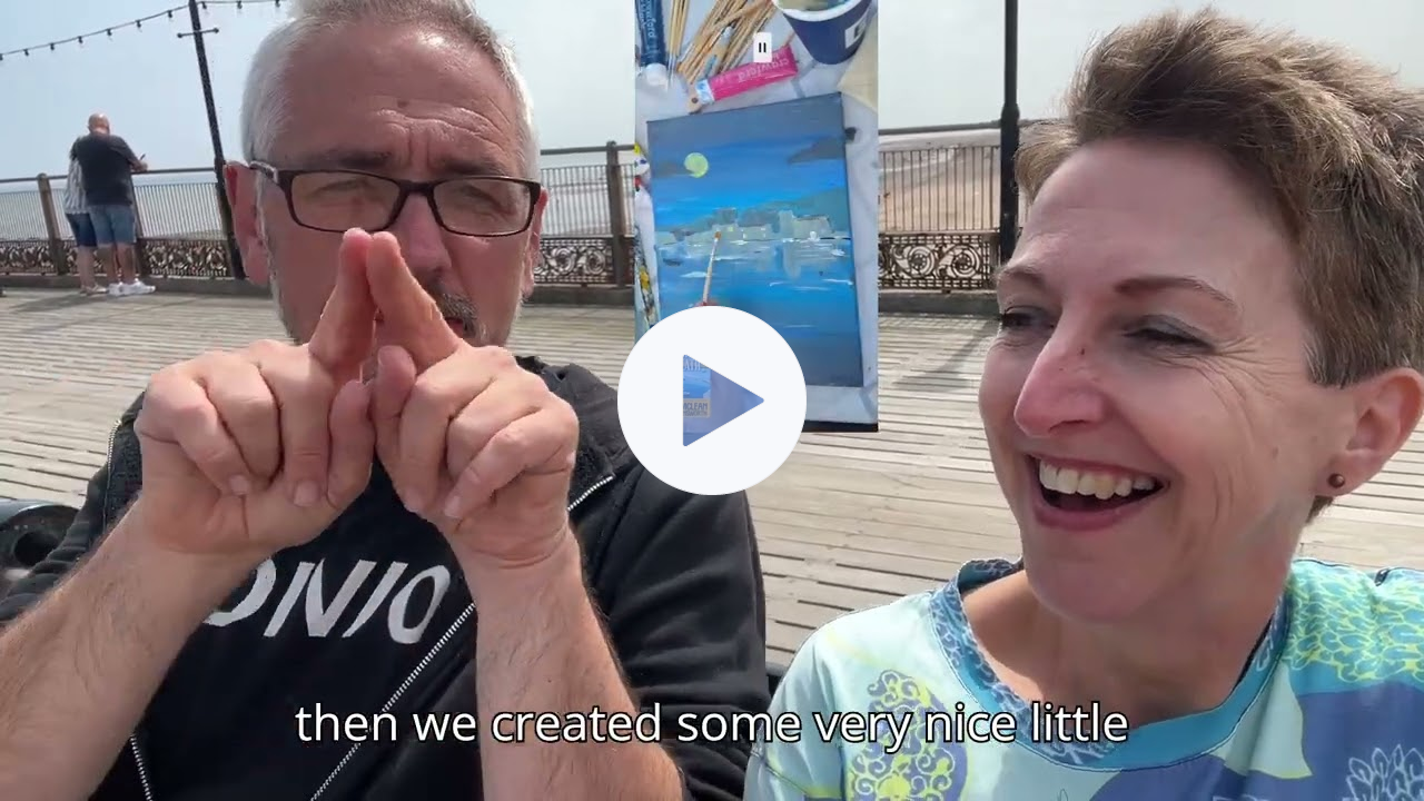 Video newsletter - Launch of A Brush with Death (Lyme Regis 2)