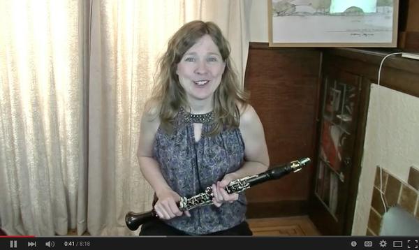 Link to YouTube video on how to play with vibrato on the clarinet.