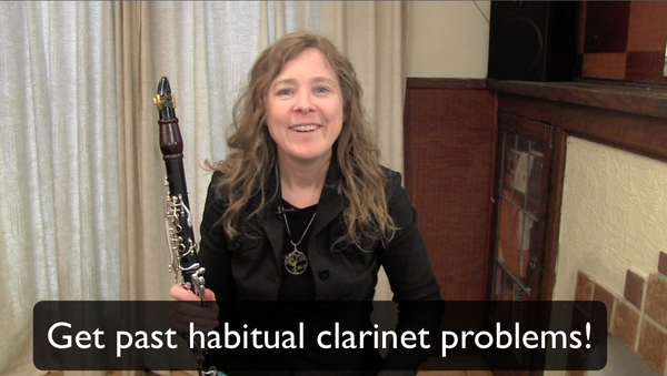 YouTube video on how to disrupt your routines to breakthrough areas of your clarinet playing where you feel "stuck"