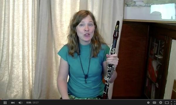 Link to YouTube video on how to improve your clarinet tone