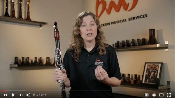 Link to a YouTube playlist of 14 educational clarinet videos