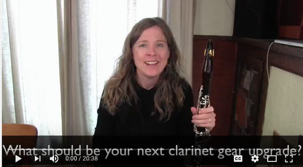 YouTube video on recommended clarinet gear