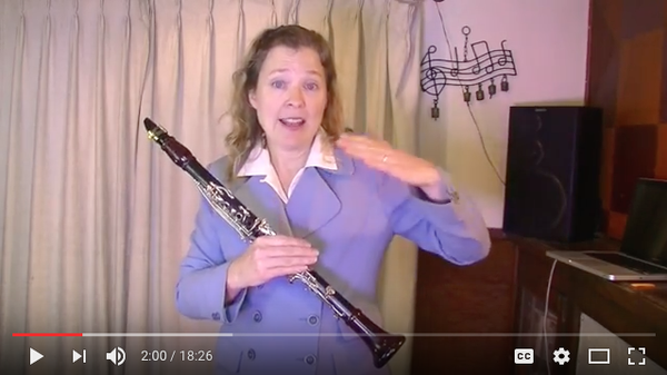 You Tube Video featuring a great clarinet tone exercise