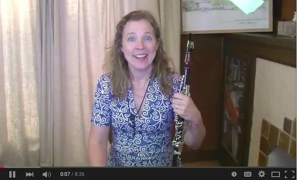 Link to YouTube video on how to improve clarinet tone using a tuner
