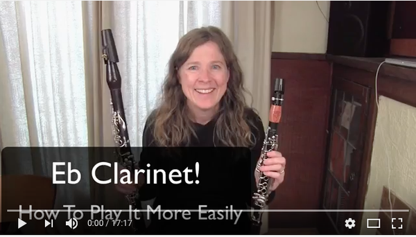 YouTube video all about the Eb clarinet