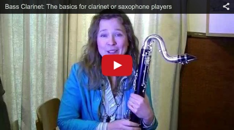 Link to YouTube video on Bass Clarinet basics for doublers
