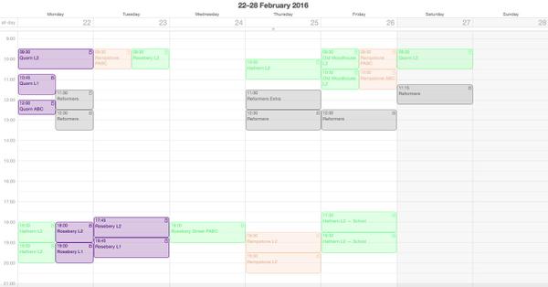 Click to see Calendar