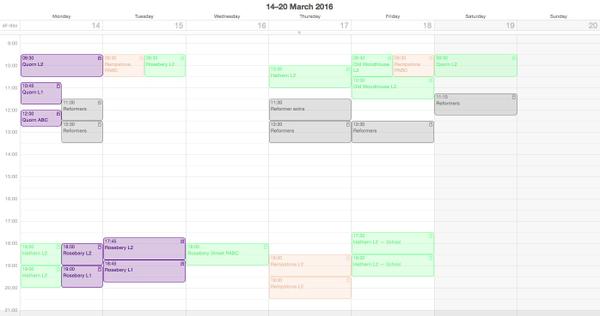 Click to see Calendar