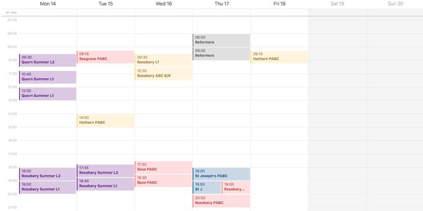 Click to see Calendar