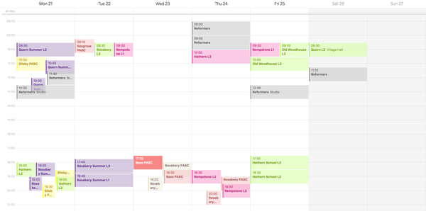Click to see Calendar