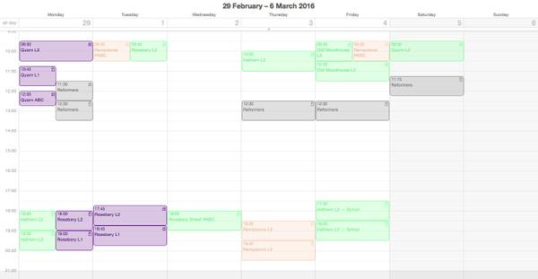 Click to see Calendar