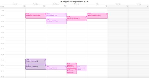 Click to see Calendar