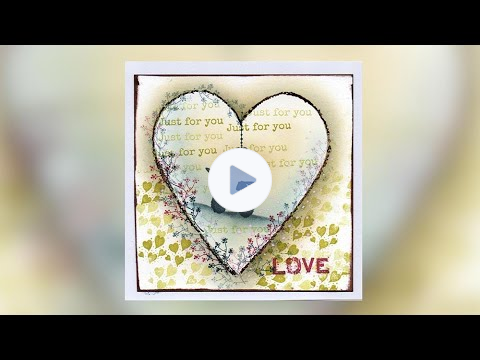 Valentines Hares - A Lavinia Stamps Tutorial