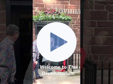 The Grand Opening of the Lavinia Stamps Dreamatorium in Ruthin 4th April 2025.