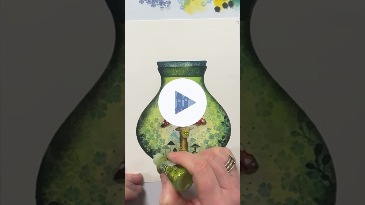 Tracey's first craft with the NEW sticker stencils 🤩