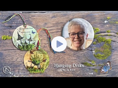 Hanging Shrooms with Jo Rice - A Lavinia Stamps Tutorial
