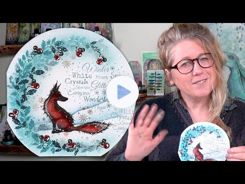 A Christmas Fox by Tracey Dutton - A Lavinia Stamps Tutorial