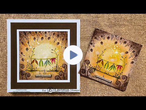 Wonderful Wet Wings with Jo Rice - A Lavinia Stamps Tutorial