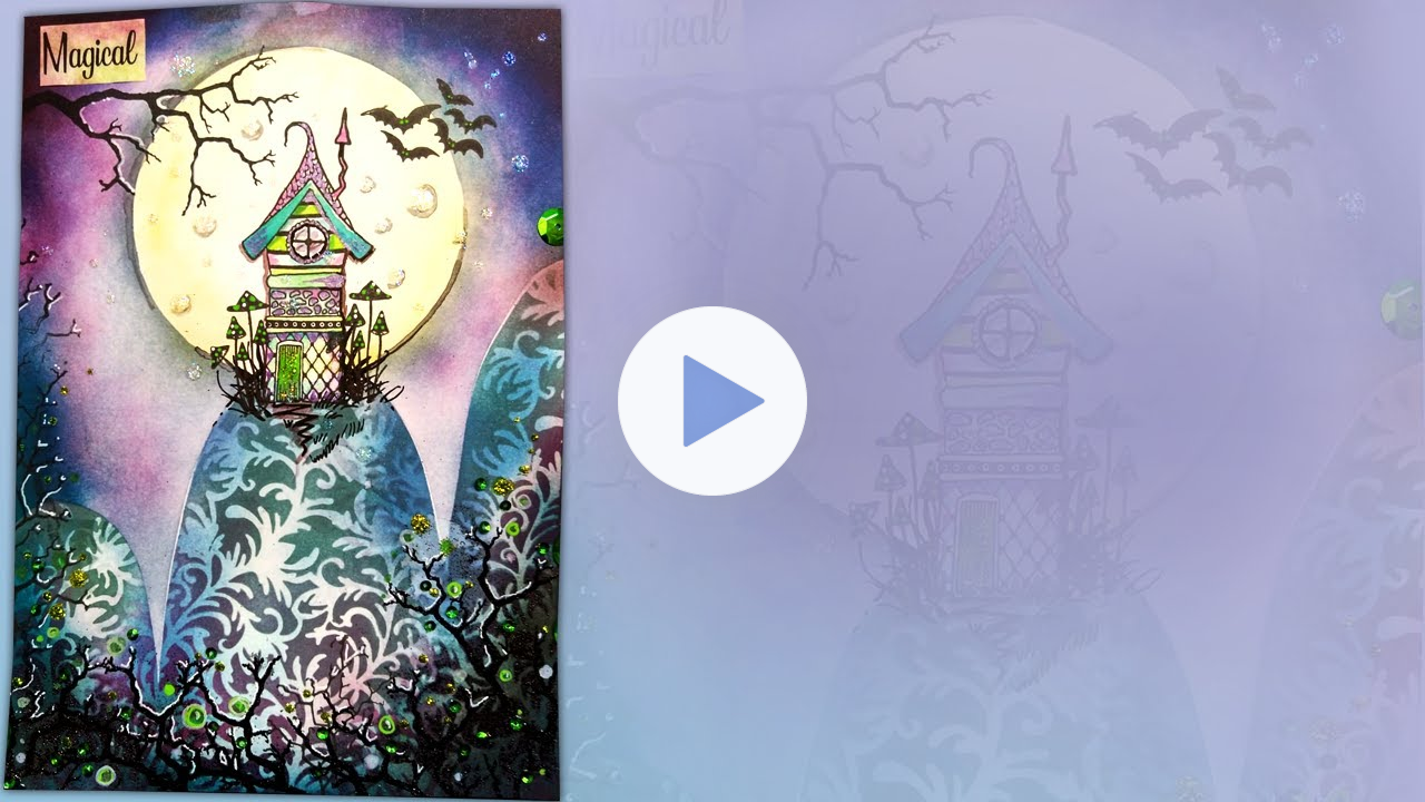 Magical Witch house by Emma-Jo - A Lavinia Stamps Tutorial