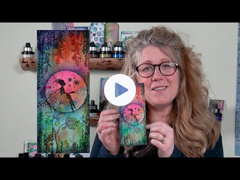 Mae in a stunning Dinkles atmosphere by Tracey Dutton - A Lavinia Stamps Tutorial