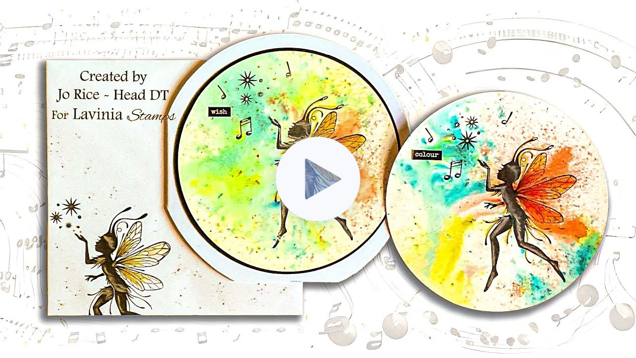 Lumus's Favourite Colours by Jo Rice - A Lavinia Stamps Tutorial