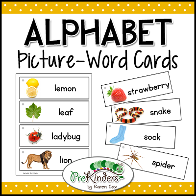 A-Z Picture-Word Cards